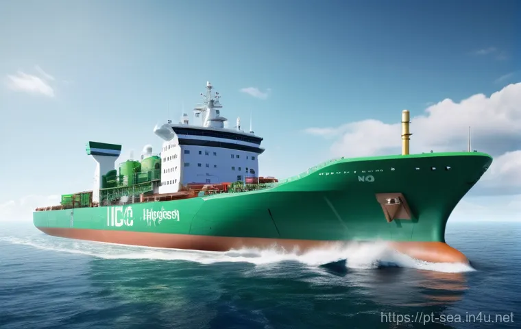 해양공학 해양 공기역학 - **"A large, modern cargo ship harnessing the power of the wind on a vast, open sea. The vessel is eq...